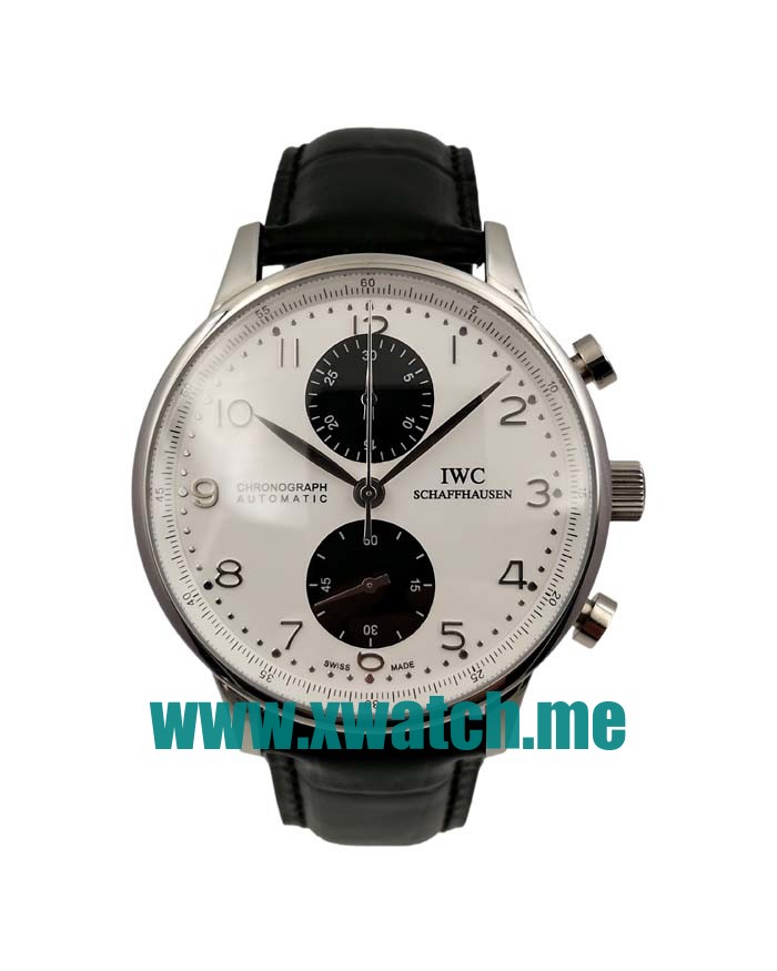 40MM Steel Replica IWC Portugieser IW371401 White Dials Watches UK