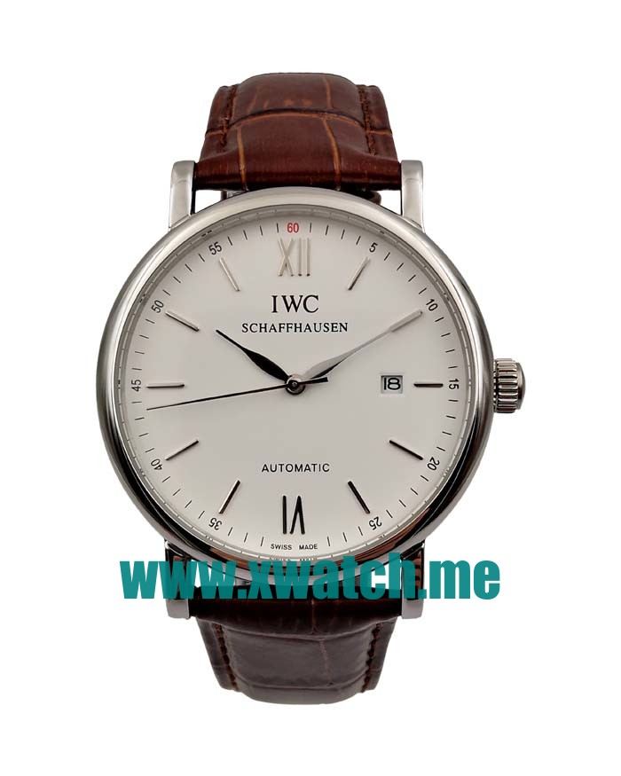 41.5MM Steel Replica IWC Portofino IW356501 Silver Dials Watches UK