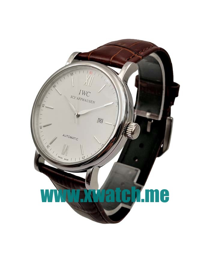 41.5MM Steel Replica IWC Portofino IW356501 Silver Dials Watches UK