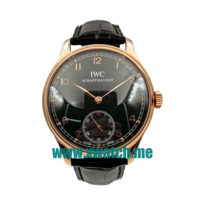 41MM Red Gold Replica IWC Portugieser IW545406 Grey Dials Watches UK