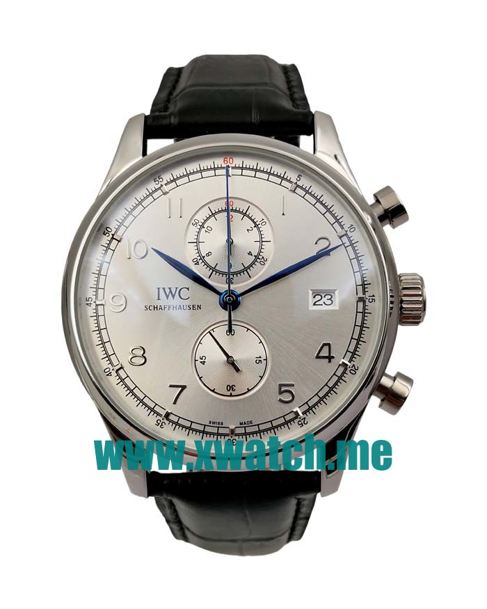 43MM Steel Replica IWC Portugieser IW390403 Silver Dials Watches UK