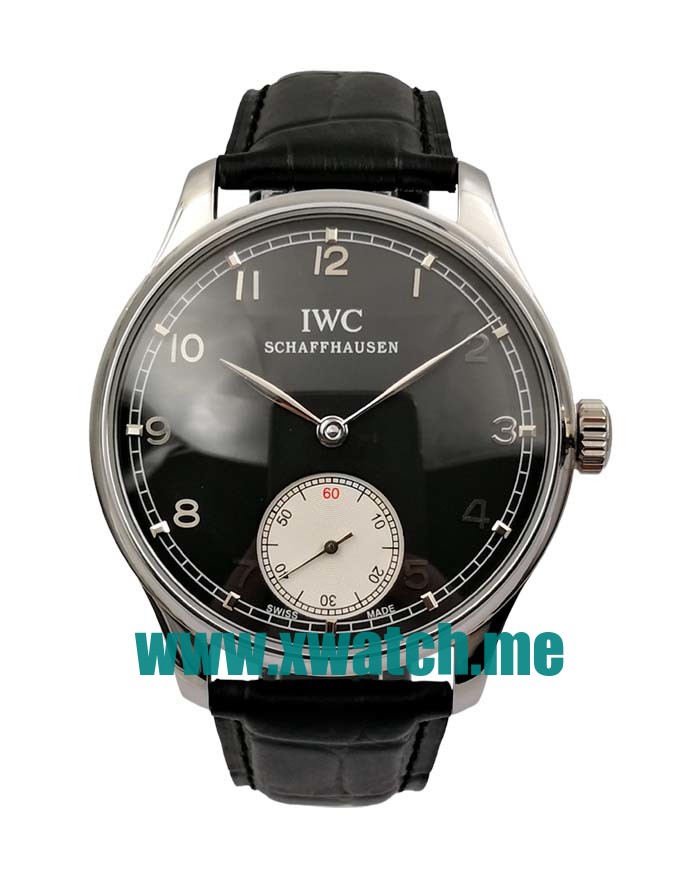 44MM Steel Replica IWC Portugieser IW545404 Black Dials Watches UK